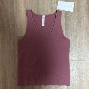 Athleta Aurora Tank Top Size Medium Dusty Rose Pink